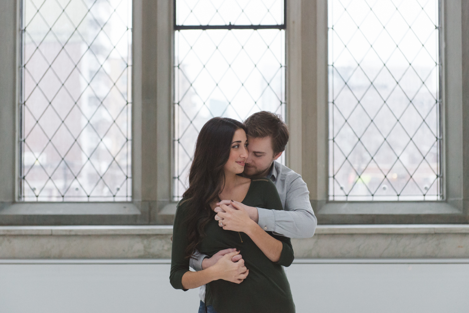 Engagement photos at the Museum of Nature in Ottawa