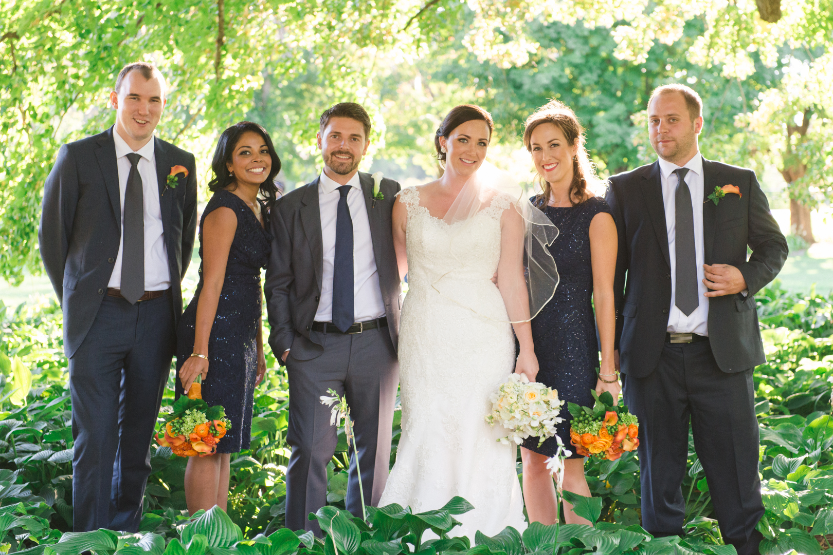 wedding party at majors hill park in ottawa