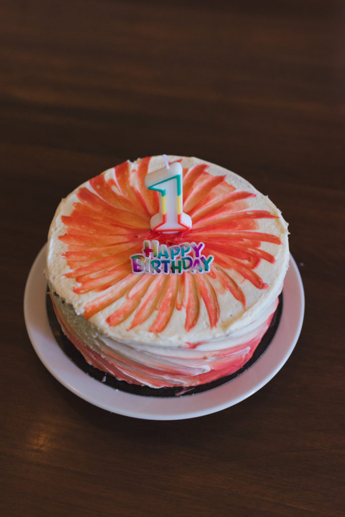 1 year birthday cake