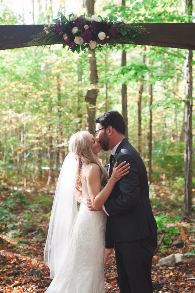 first kiss in the forrest