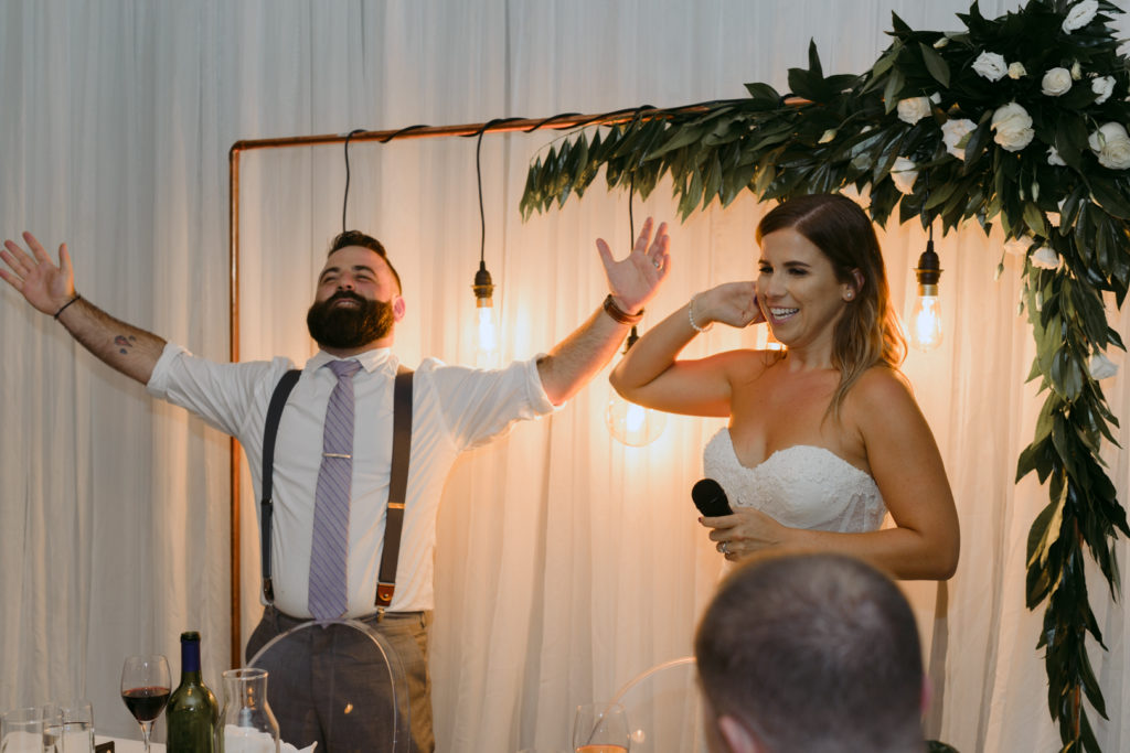 bride and groom speech