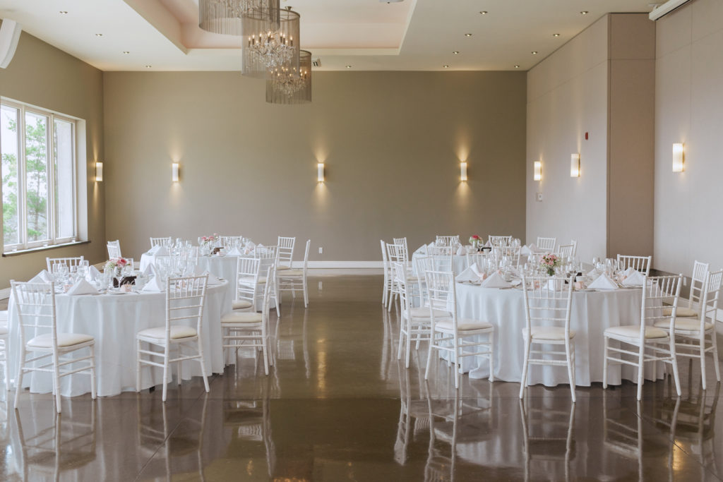 le belvedere wedding reception room