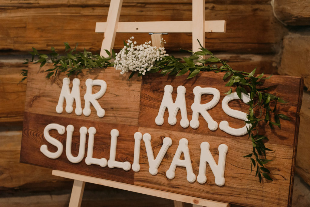 sign that says mr. and mrs. sullivan