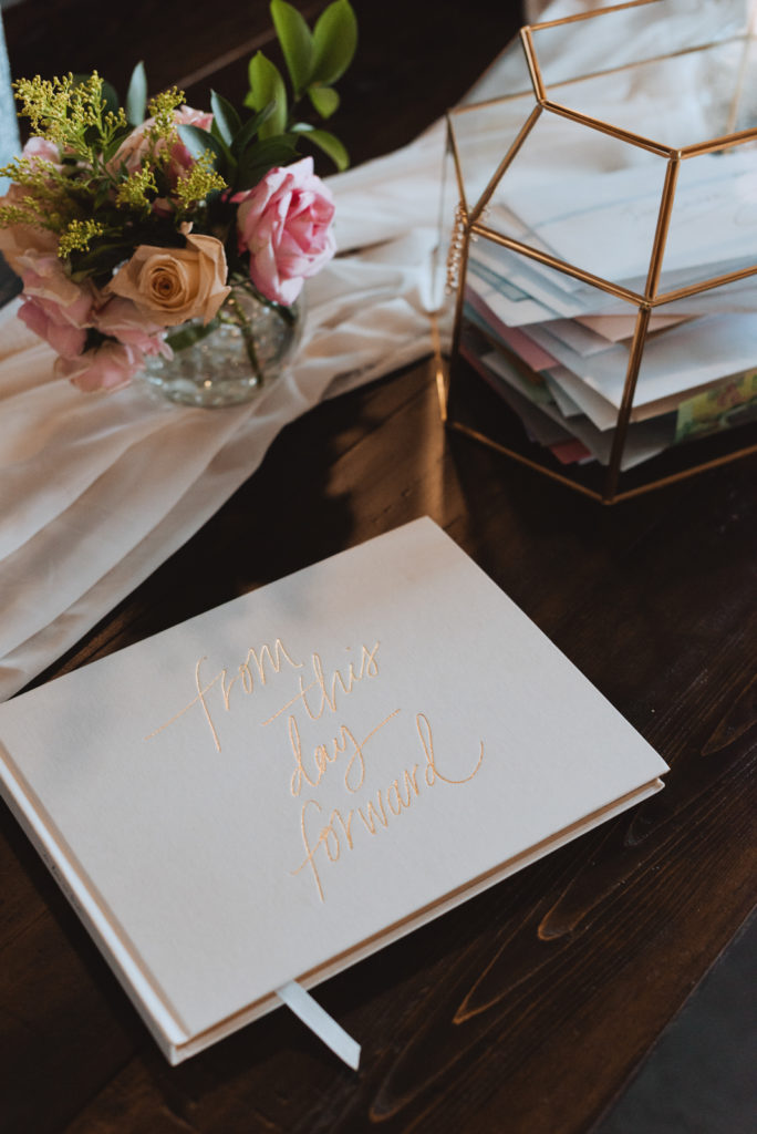 wedding guestbook from this day forward