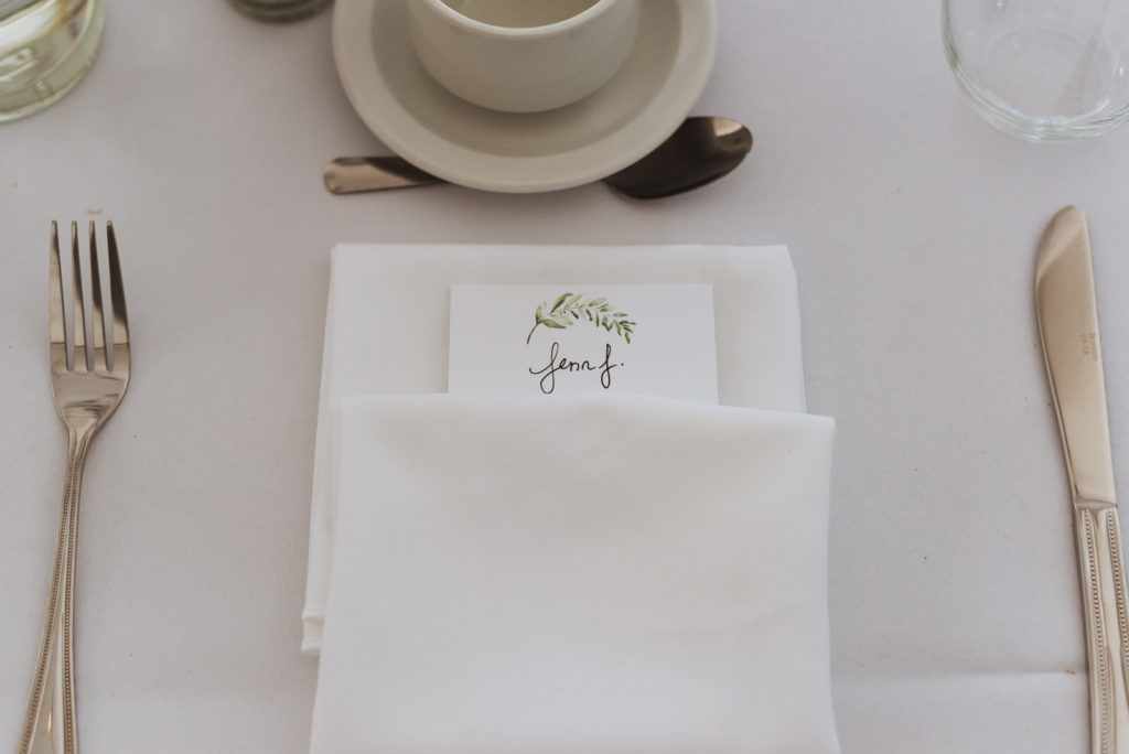 wedding guest place card