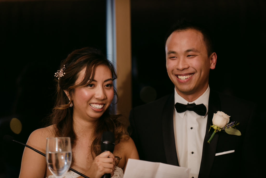 bride and groom speech