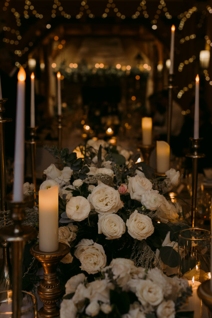 candlelight head table