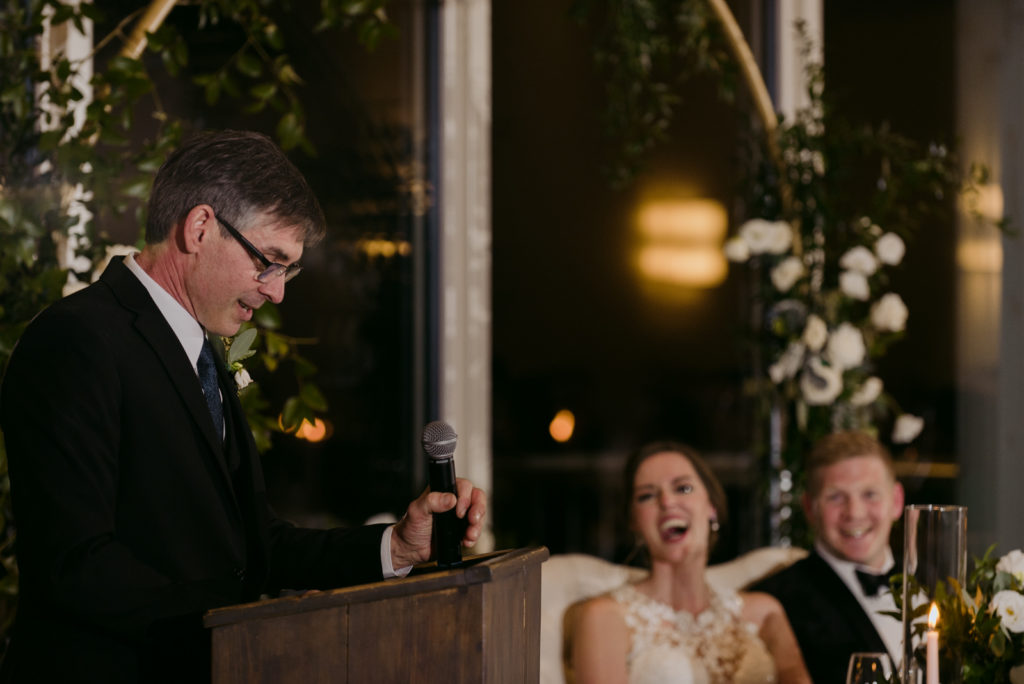 father of the bride speech at le belvedere