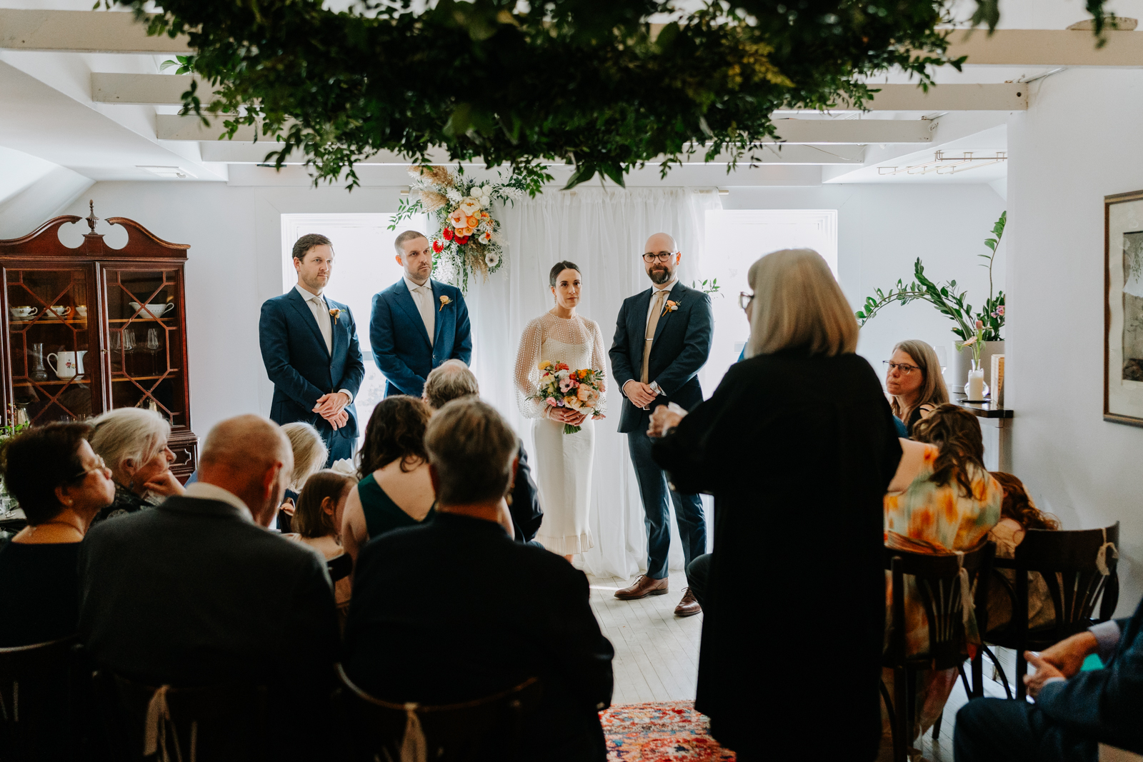 wedding ceremony at North and Navy